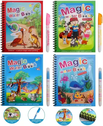 magic water book quick dry book water coloring book with magic original imaghfsuz57znmes