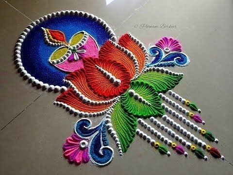 rangoli for diwali