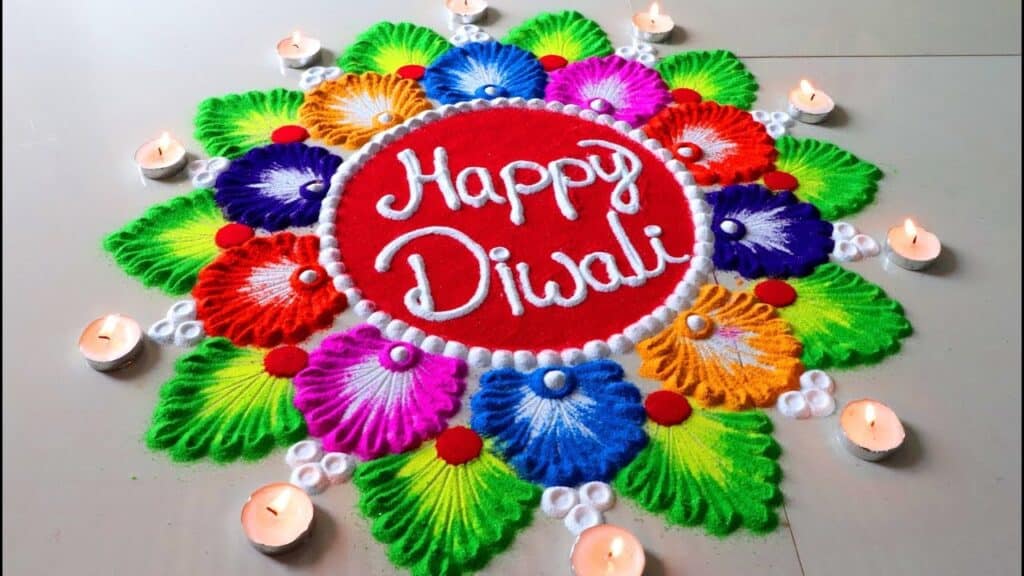 Happy Dev Diwali Rangoli 