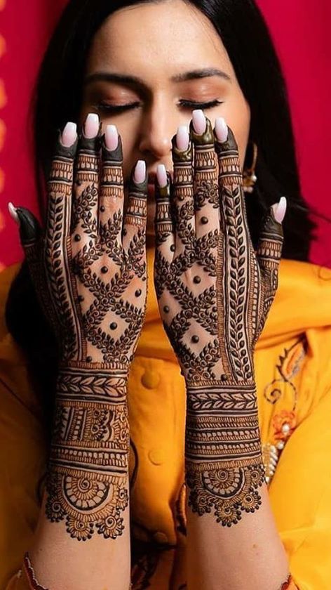 henna mehndi designs for back hand