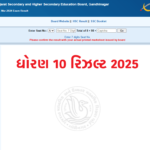GSEB SSC Name Wise Result 2025 2